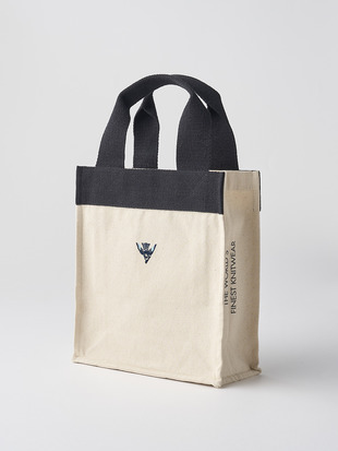 JS 【日本限定】JOHN SMEDLEY×re-wrap オーガニックコットンキャンバスバッグ｜SMALL